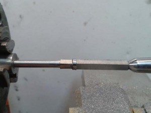 eje de barrilete de un reloj de sobremesa